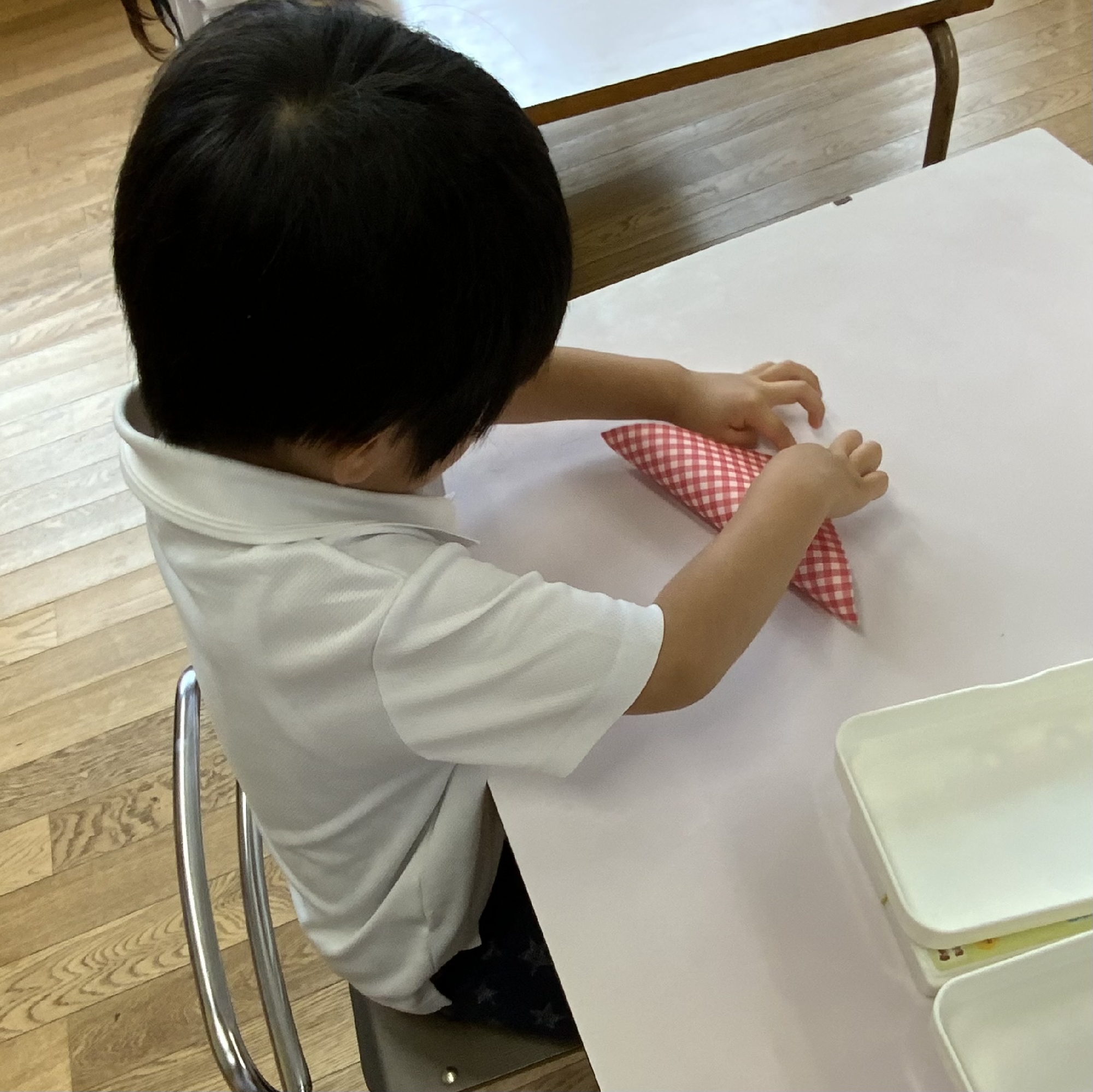 年少さん　6月の折り紙作品☂️